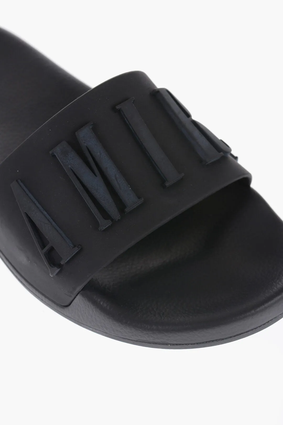 Amiri Solid Color Slides with Embossed Logo