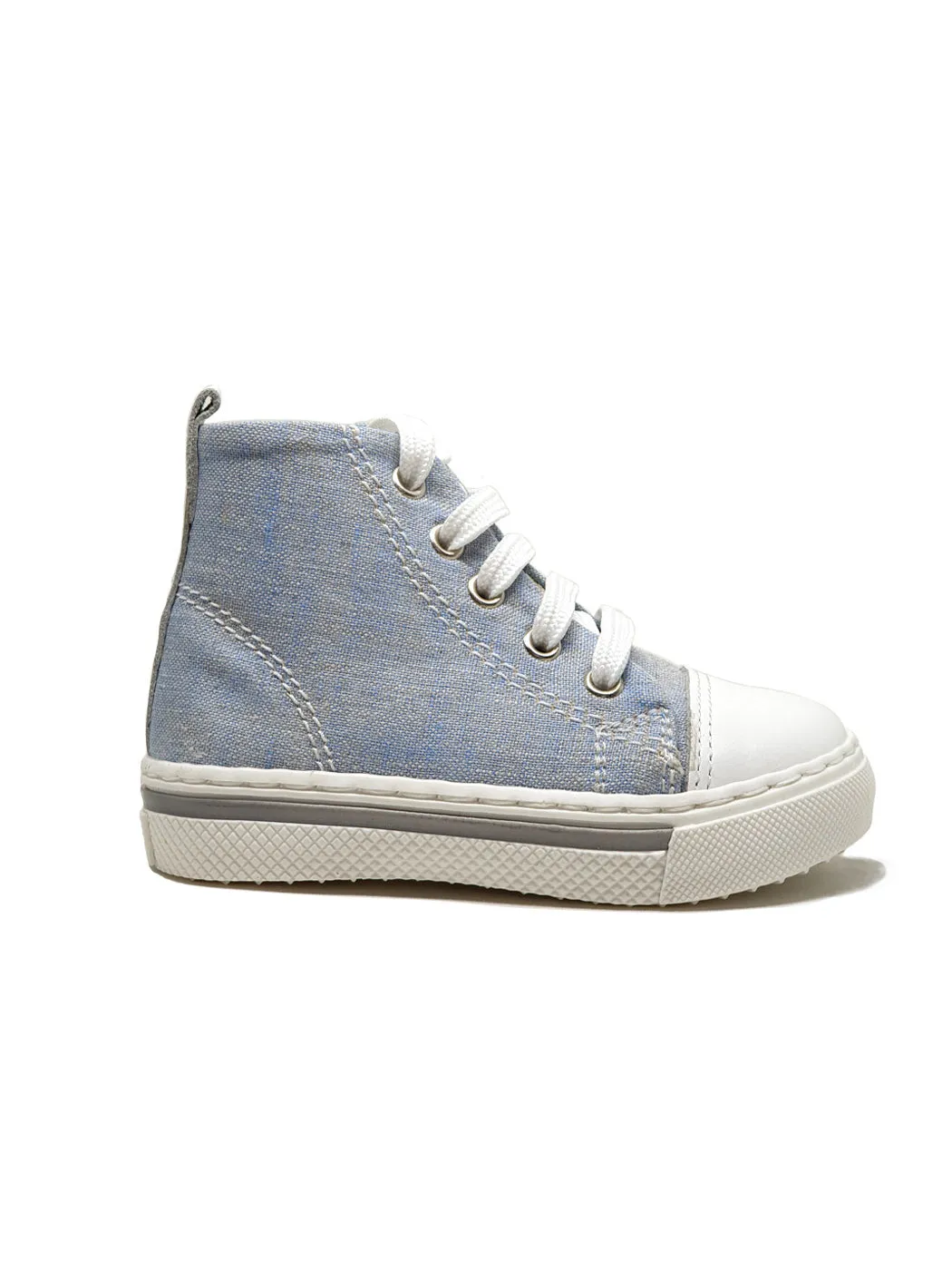Baby bootie shoe for boy - BLUE SKY- blue