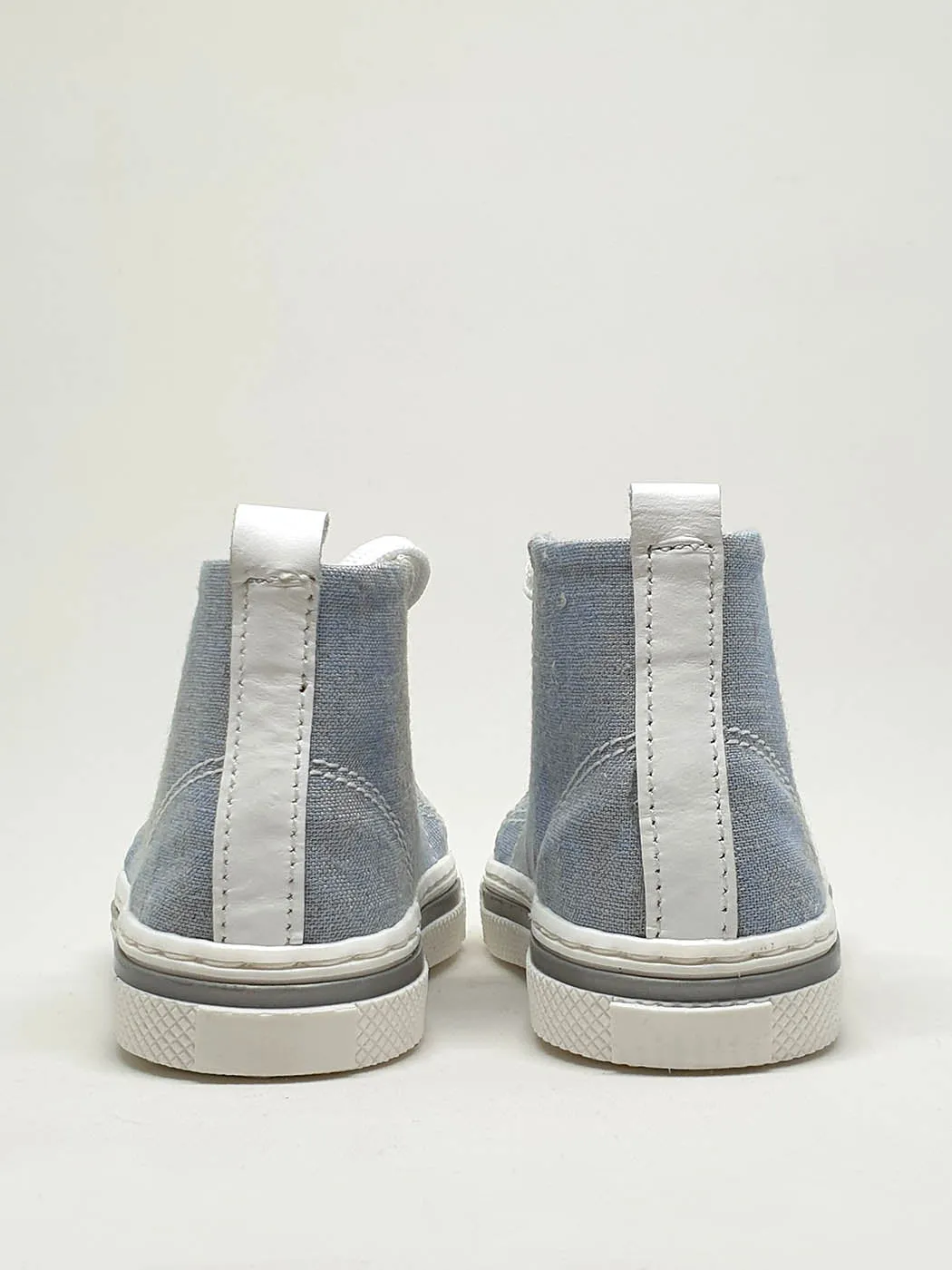 Baby bootie shoe for boy - BLUE SKY- blue