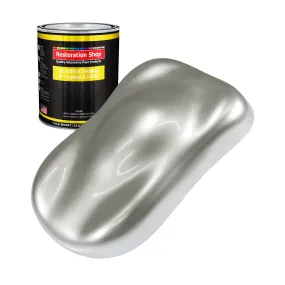 Brilliant Silver Firemist Acrylic Enamel Auto Paint - Quart Paint Color Only - Professional Single Stage High Automotive Car Equipment Coating 2.8 VOC
