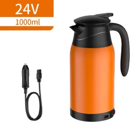 Car Electric Kettle Insulation Cup Temperature Digital Display