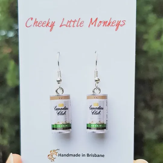 Cheeky Little Monkeys | Canadian Club earrings