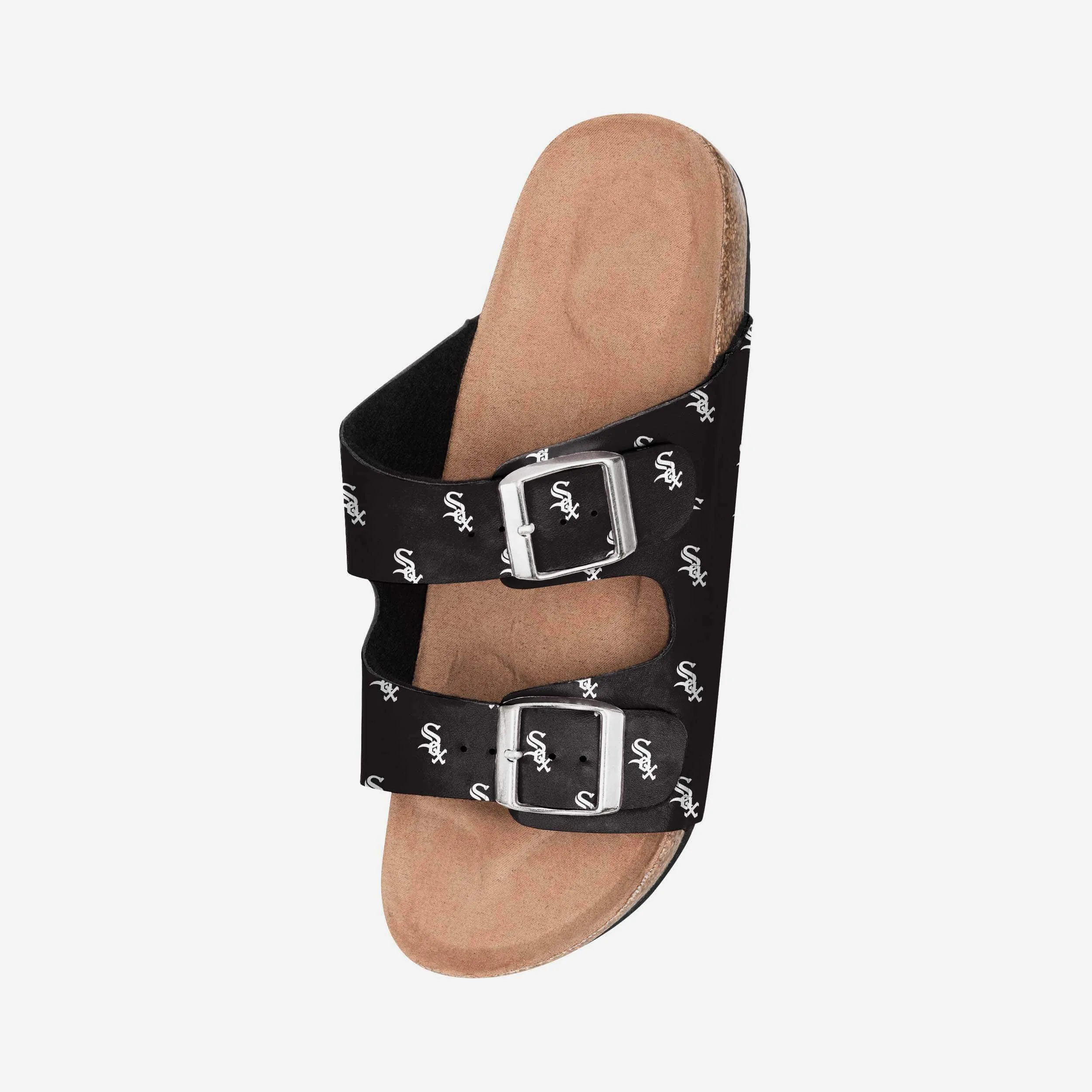 Chicago White Sox Womens Team Logo Double Buckle Sandal