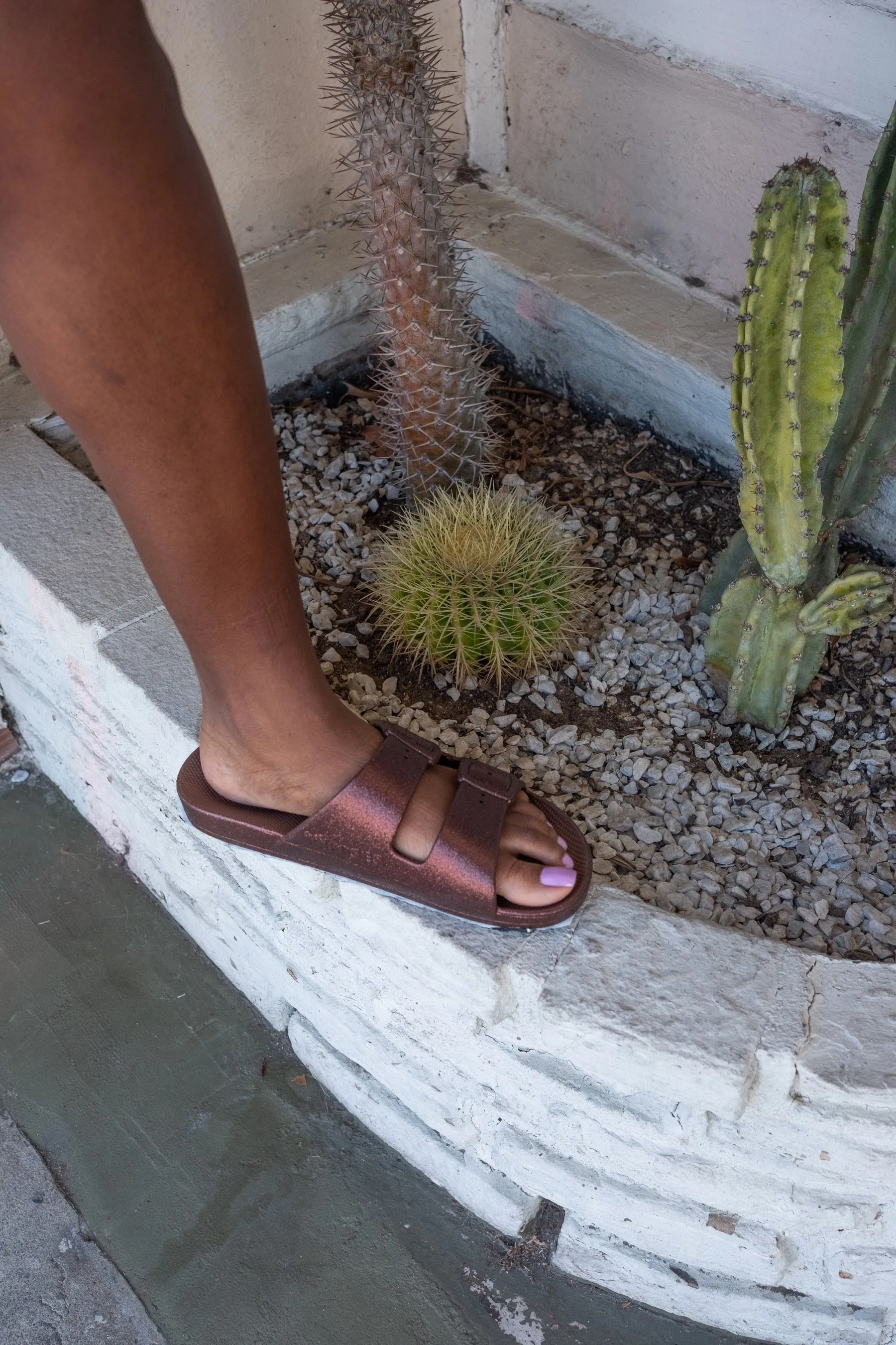 Chocolate Glitter Sandal