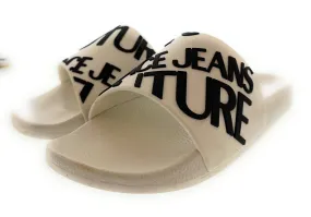 Defective Versace Jeans Couture White Signature Pool Slide- 6