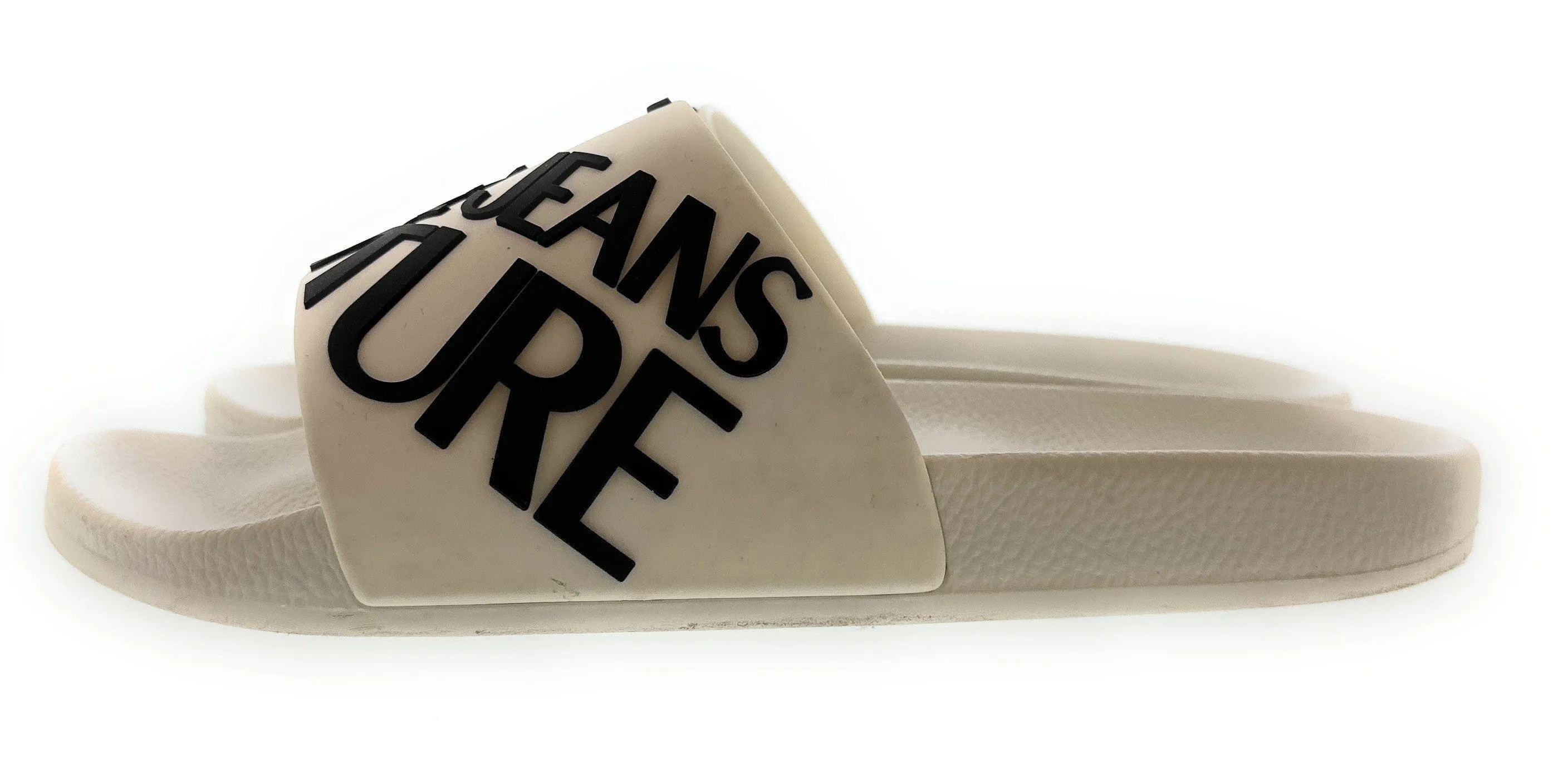 Defective Versace Jeans Couture White Signature Pool Slide- 6