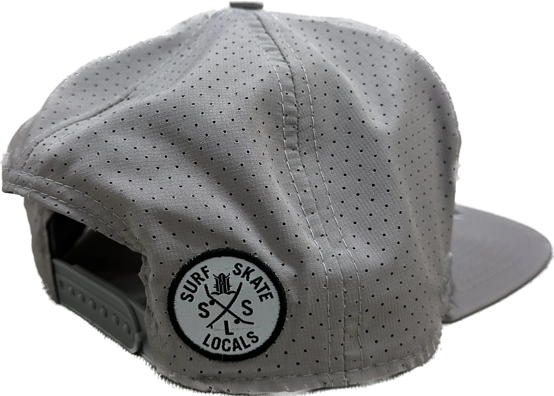 LOCALS FLORIDA BOARDERS 7 PANEL FLAT BRIM TRITECH PERFORATED TRUCKER