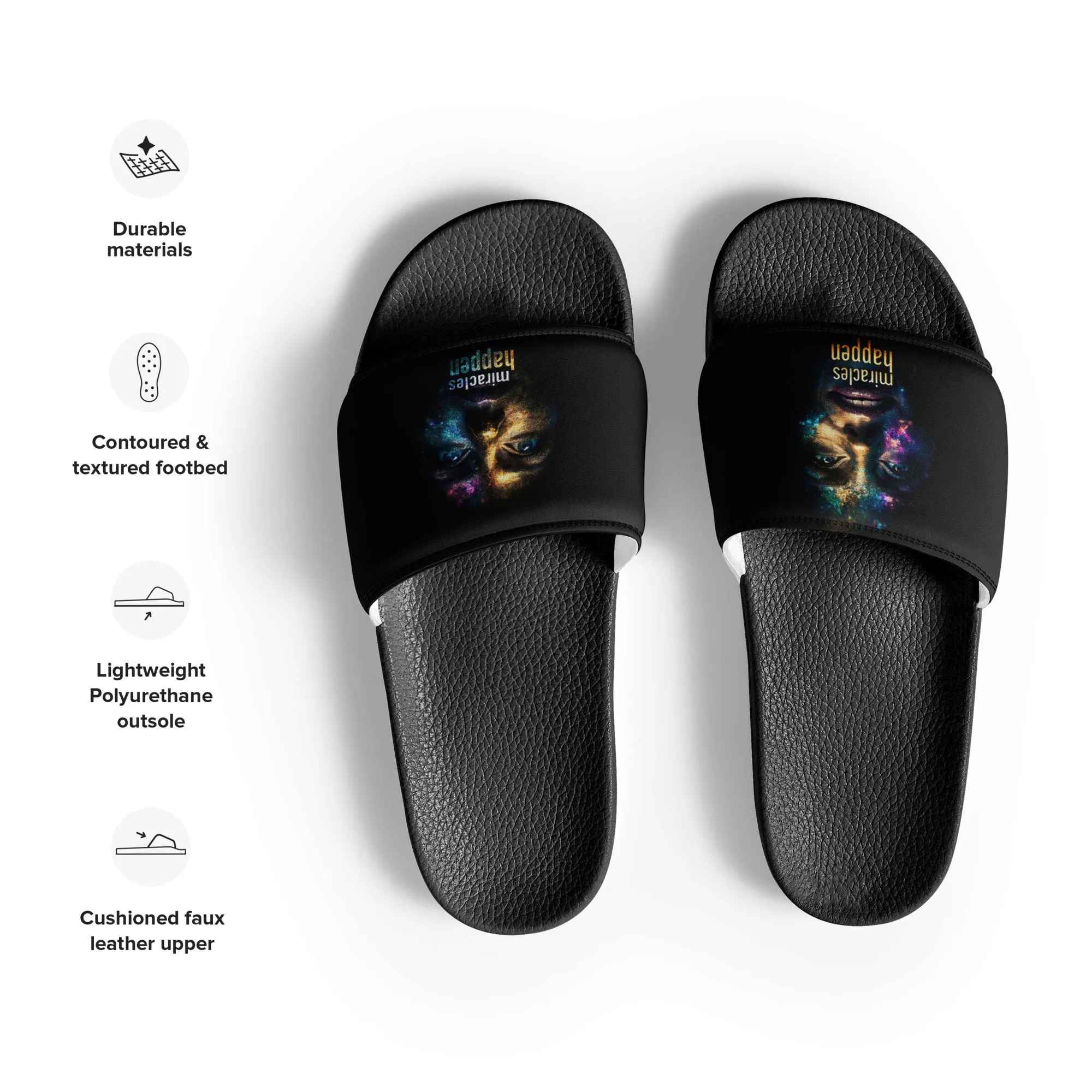 Miracles Happen Edition 1 Women's slides