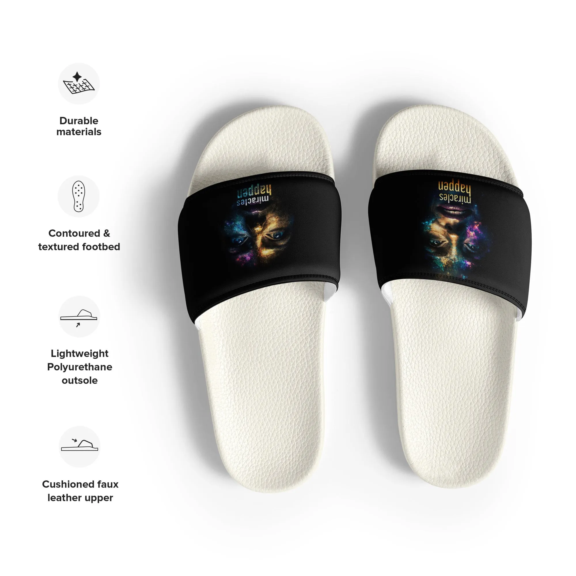 Miracles Happen Edition 1 Women's slides