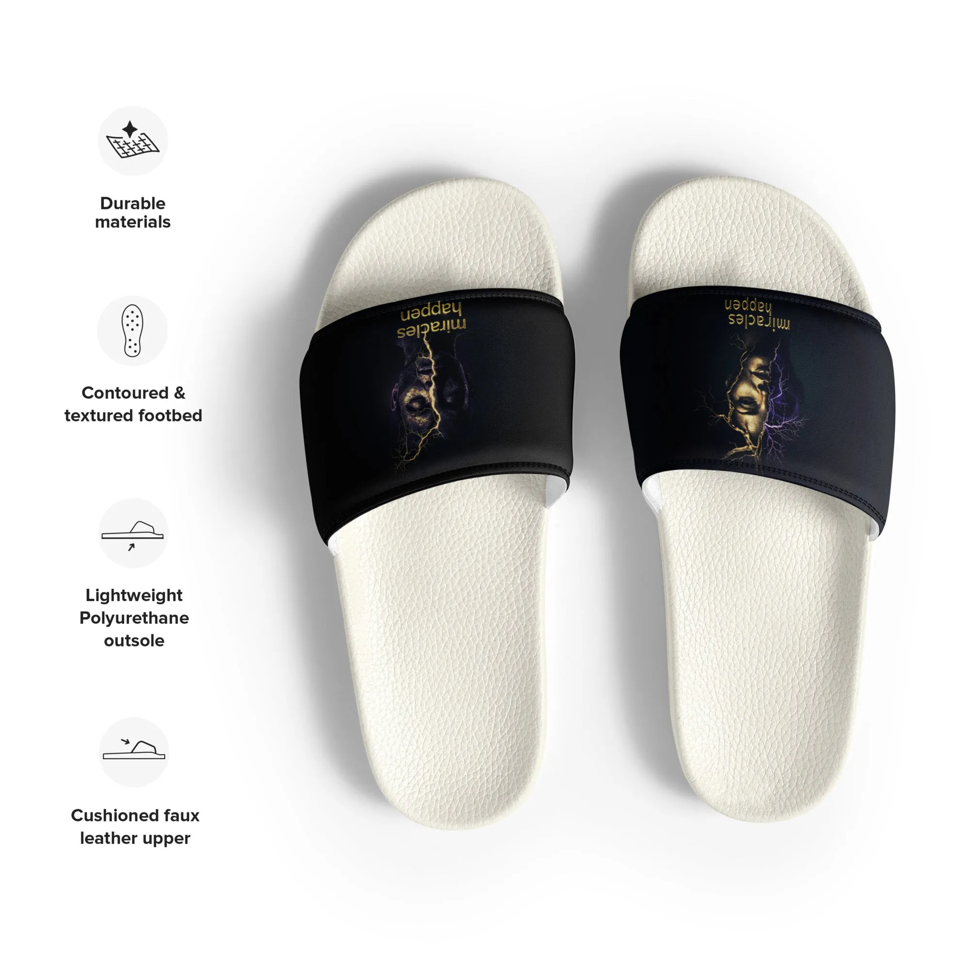 Miracles Happen Edition 2 Women's slides
