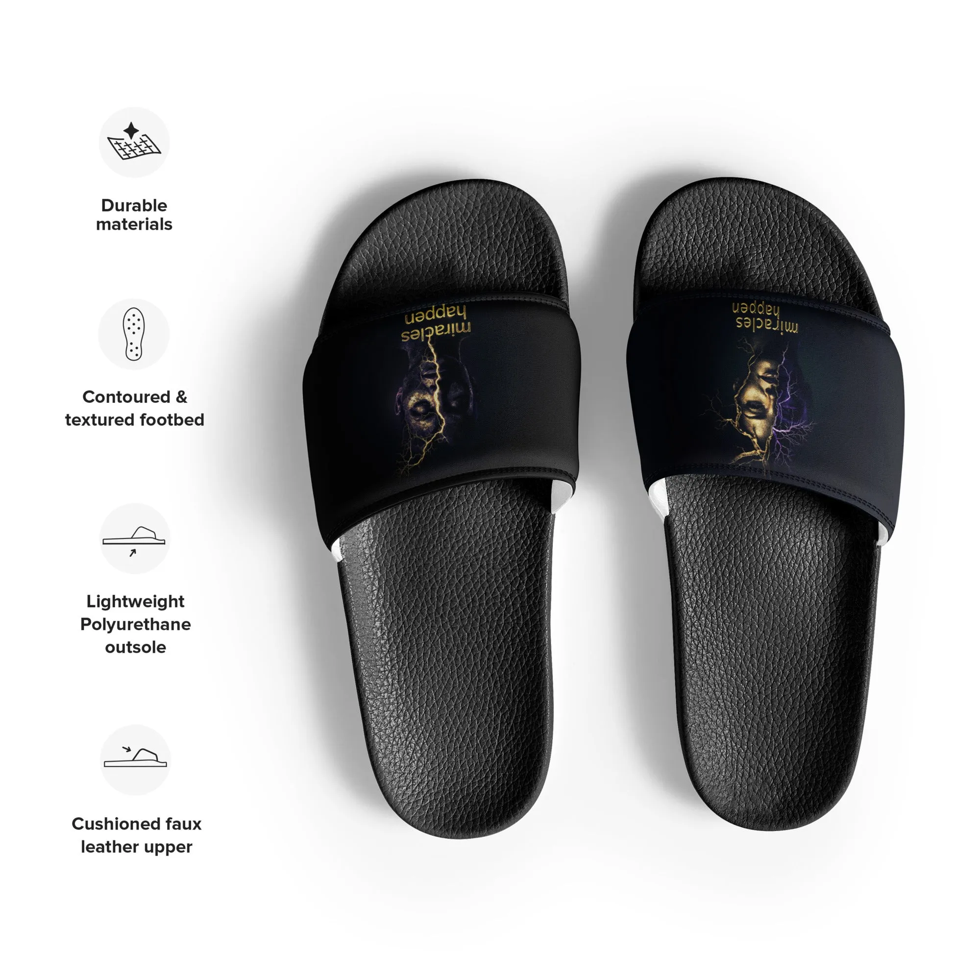 Miracles Happen Edition 2 Women's slides