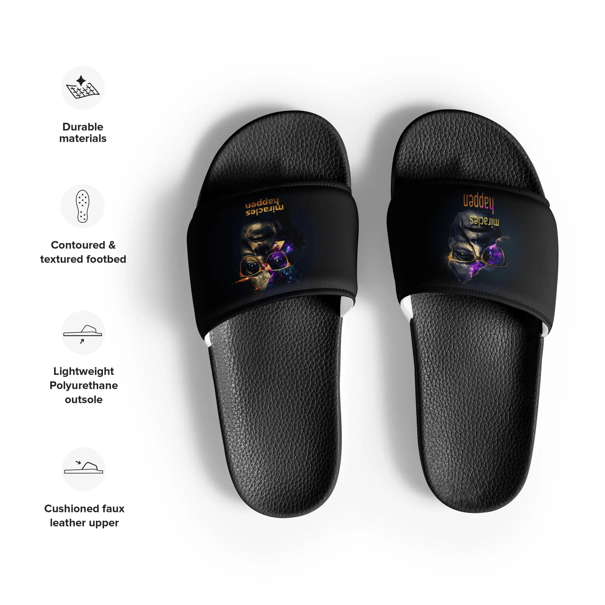 Miracles Happen Edition 3 Women's slides