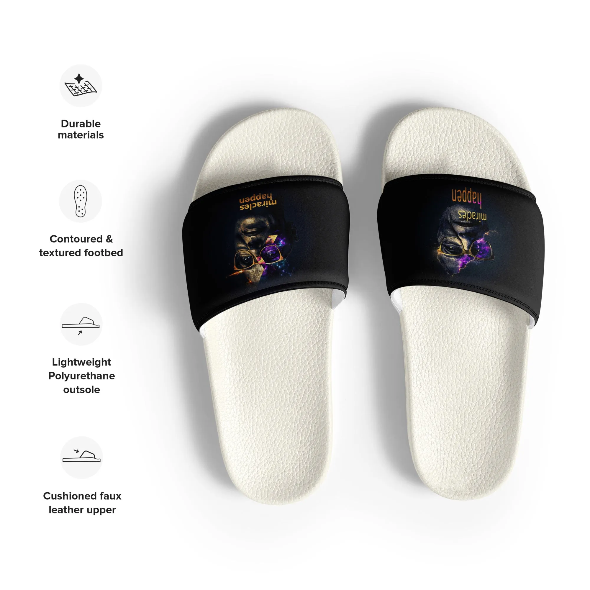 Miracles Happen Edition 3 Women's slides
