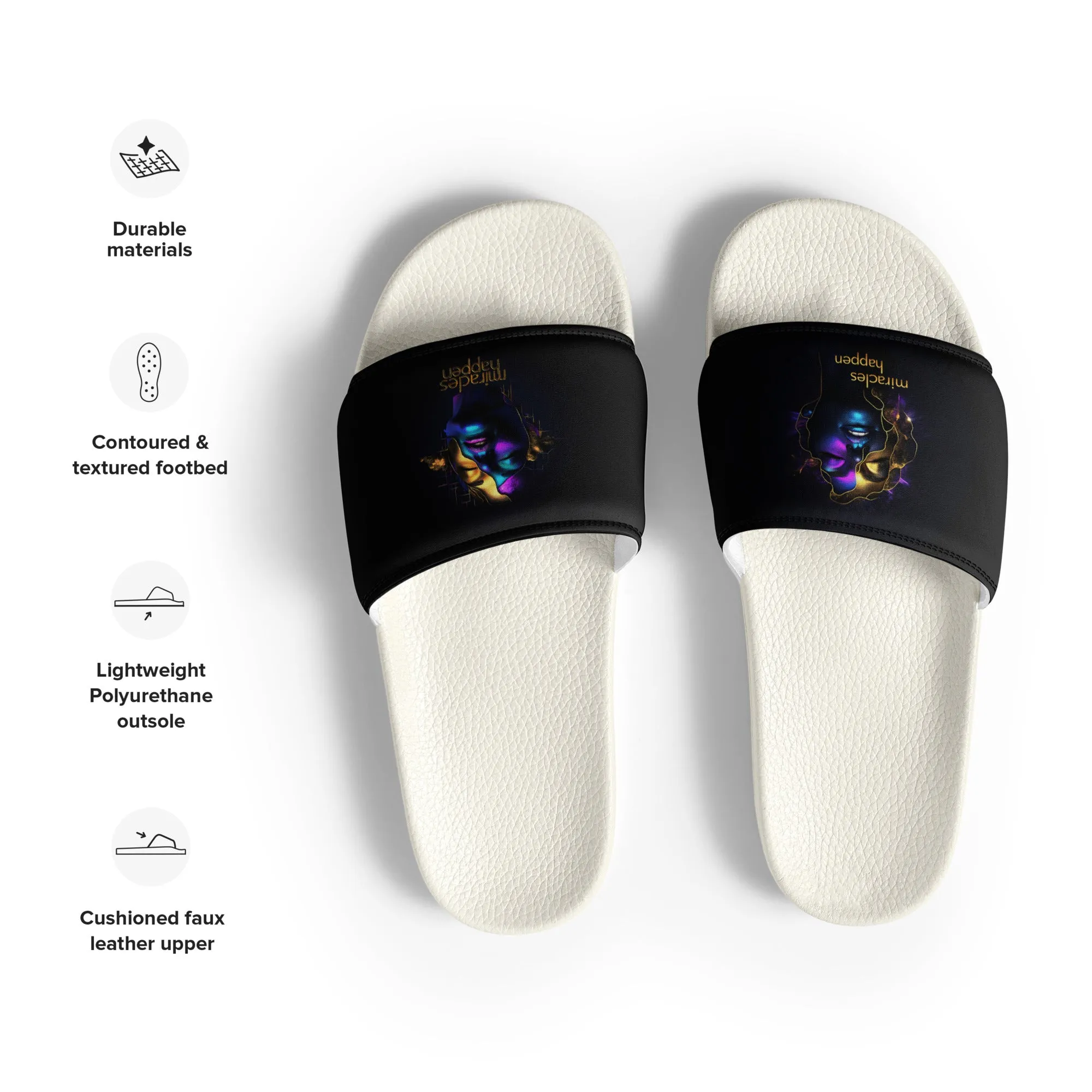 Miracles Happen Edition 4 Women's slides