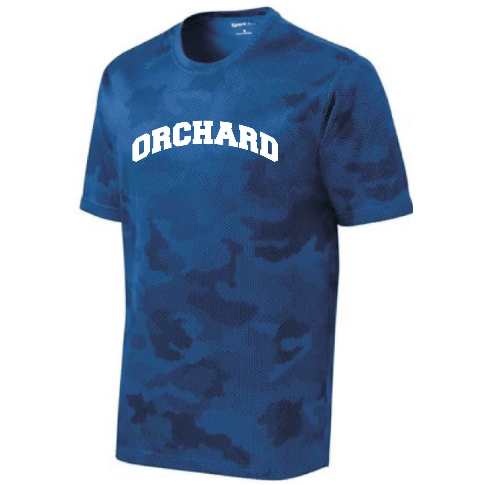 MOISTURE WICKING T-SHIRT with SUBLIMATED CAMO PATTERN