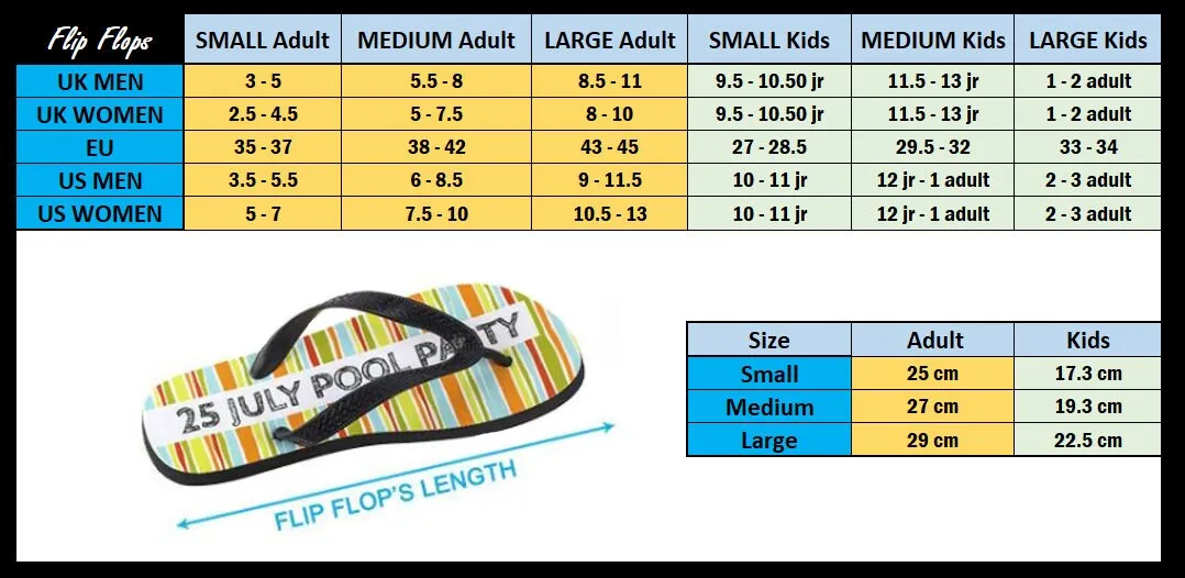 Oceanic Waves Flip Flops Adult,Kids,Gifts for Graduation/Halloween/Christmas/Birthday/Housewarming/Beach Party/Summer Dress/Picnic/BBQ Party