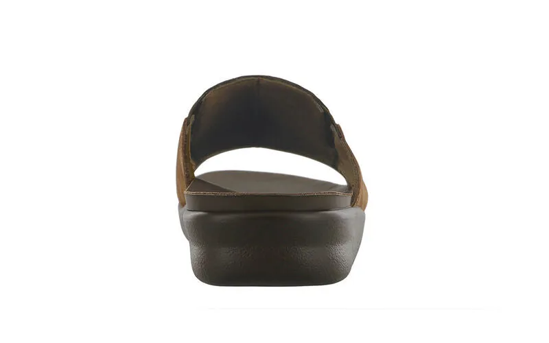 SAS Voyage Slide Sandal Brown