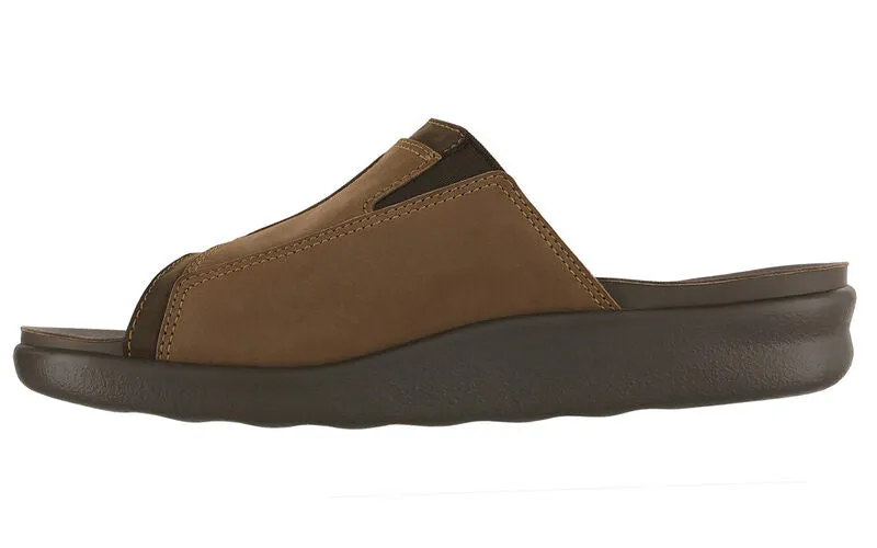 SAS Voyage Slide Sandal Brown