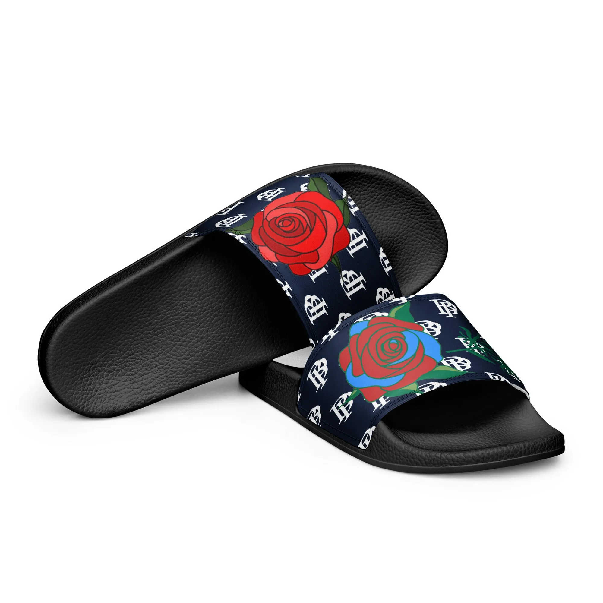 Slides - Black Paper (Flowers)