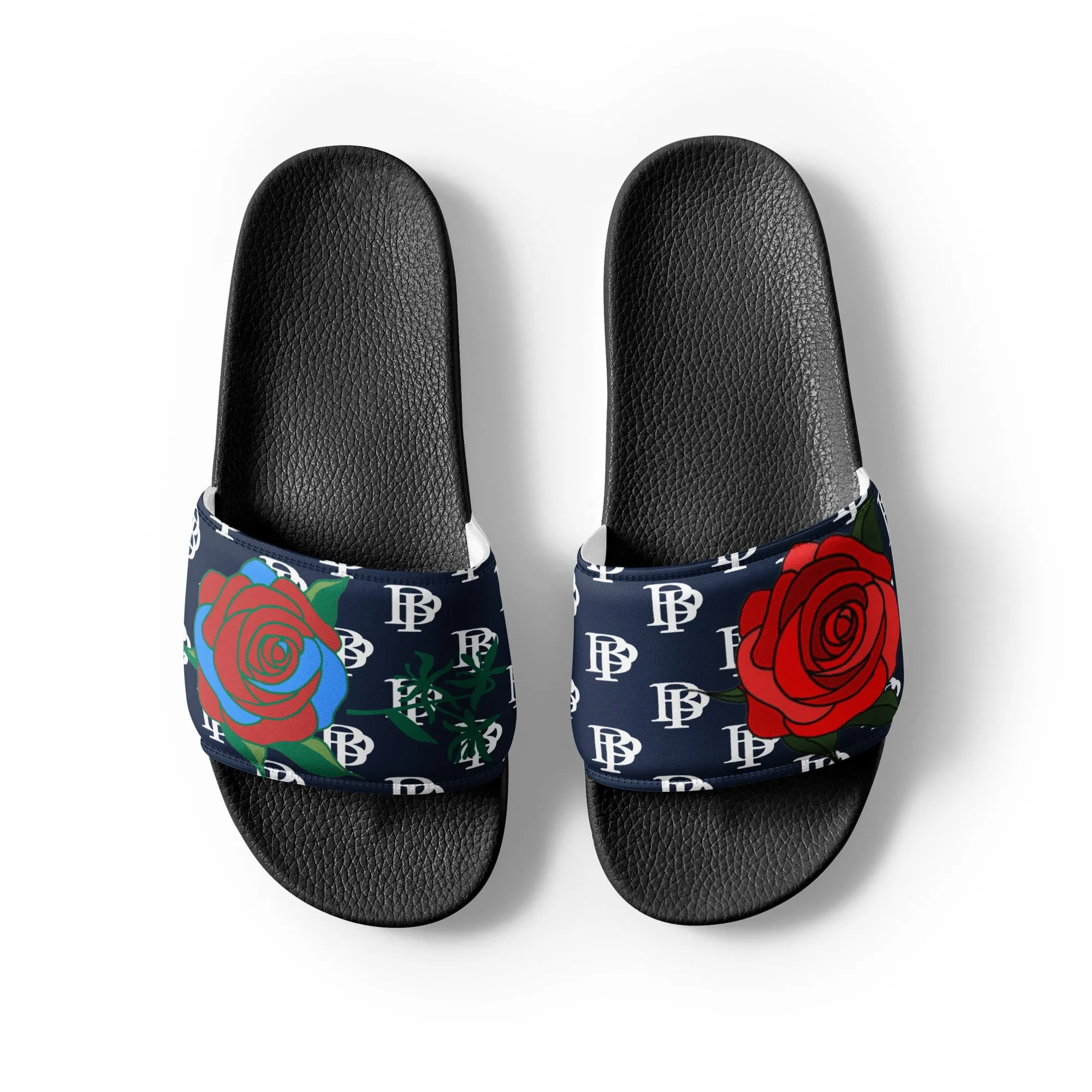 Slides - Black Paper (Flowers)
