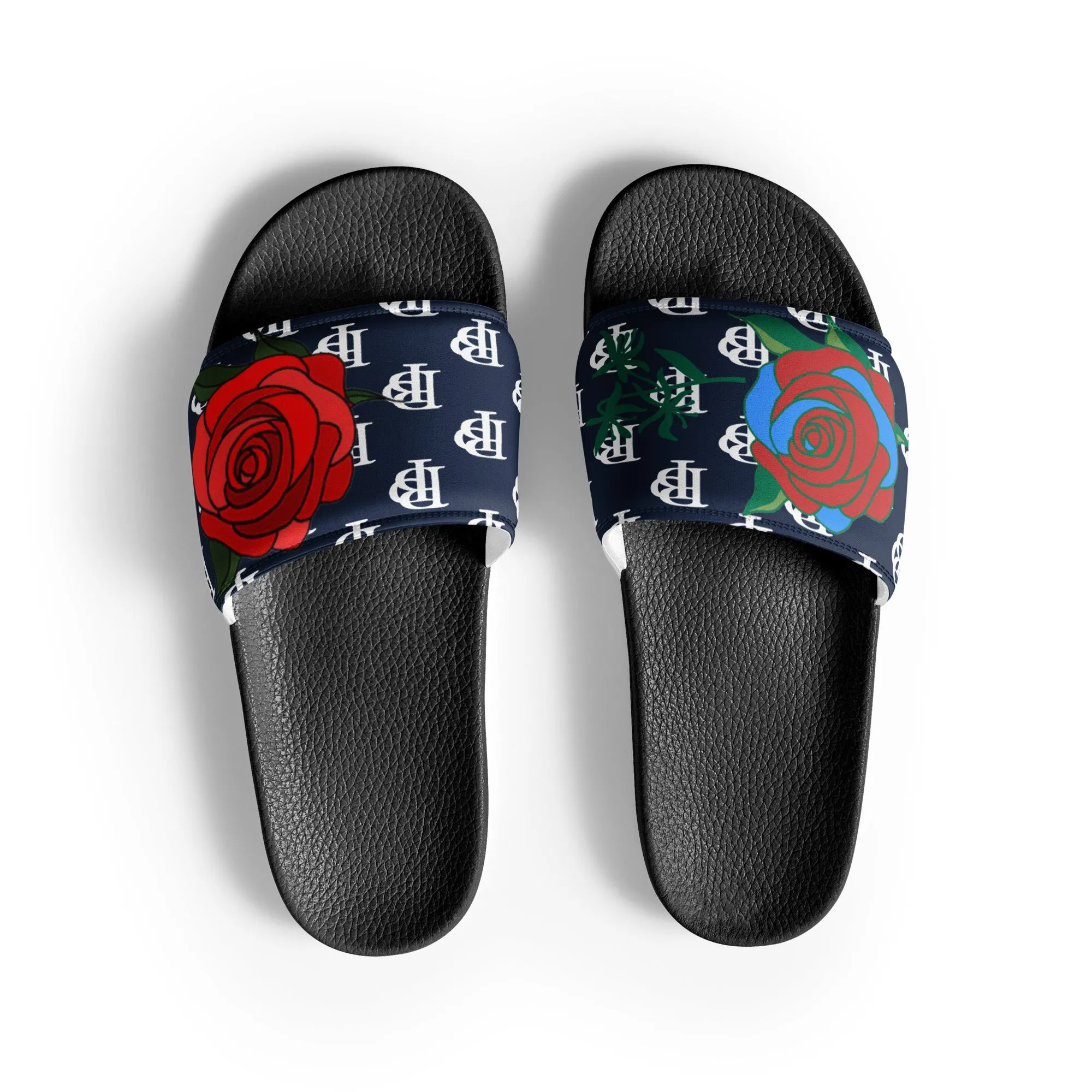 Slides - Black Paper (Flowers)