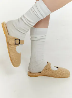 Solid Straw Slides OU419