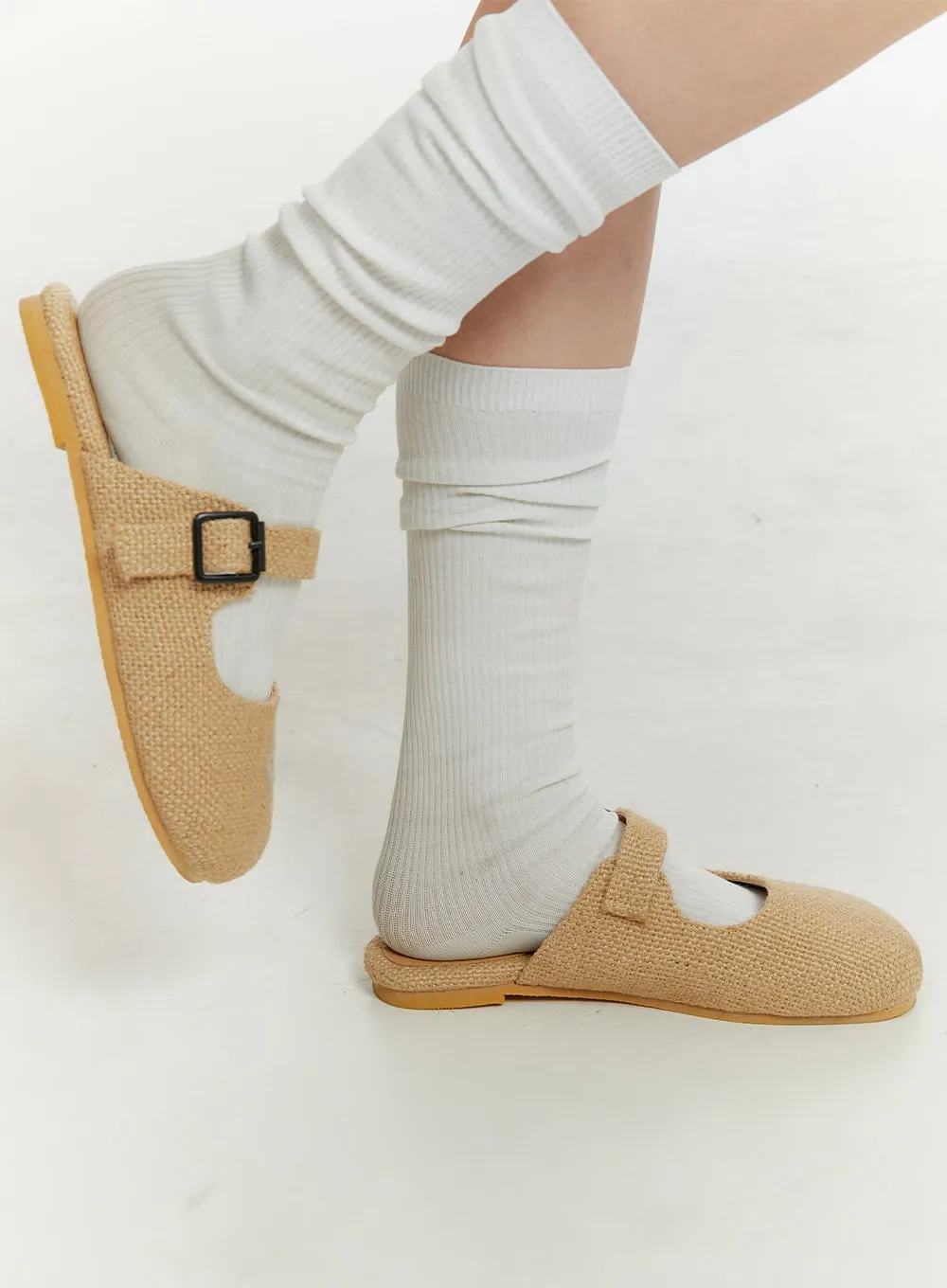 Solid Straw Slides OU419