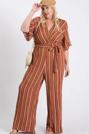 Summer Glam Stripe Jumpsuit