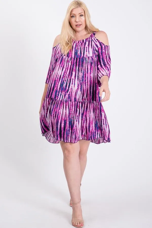 Tie Dye Colorful Dress