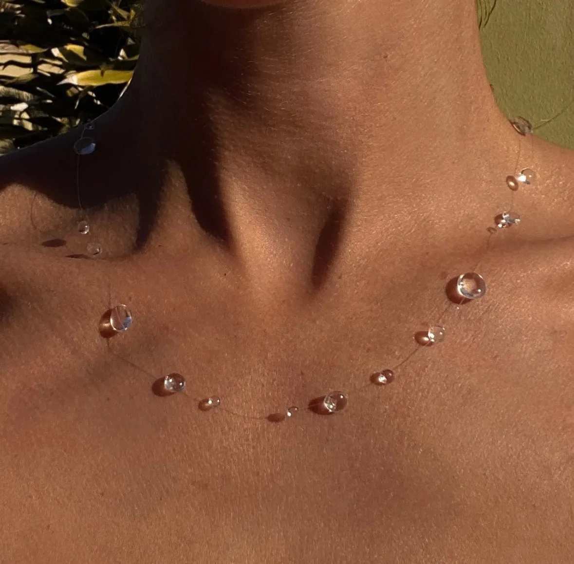 Water Drop Necklace Set
