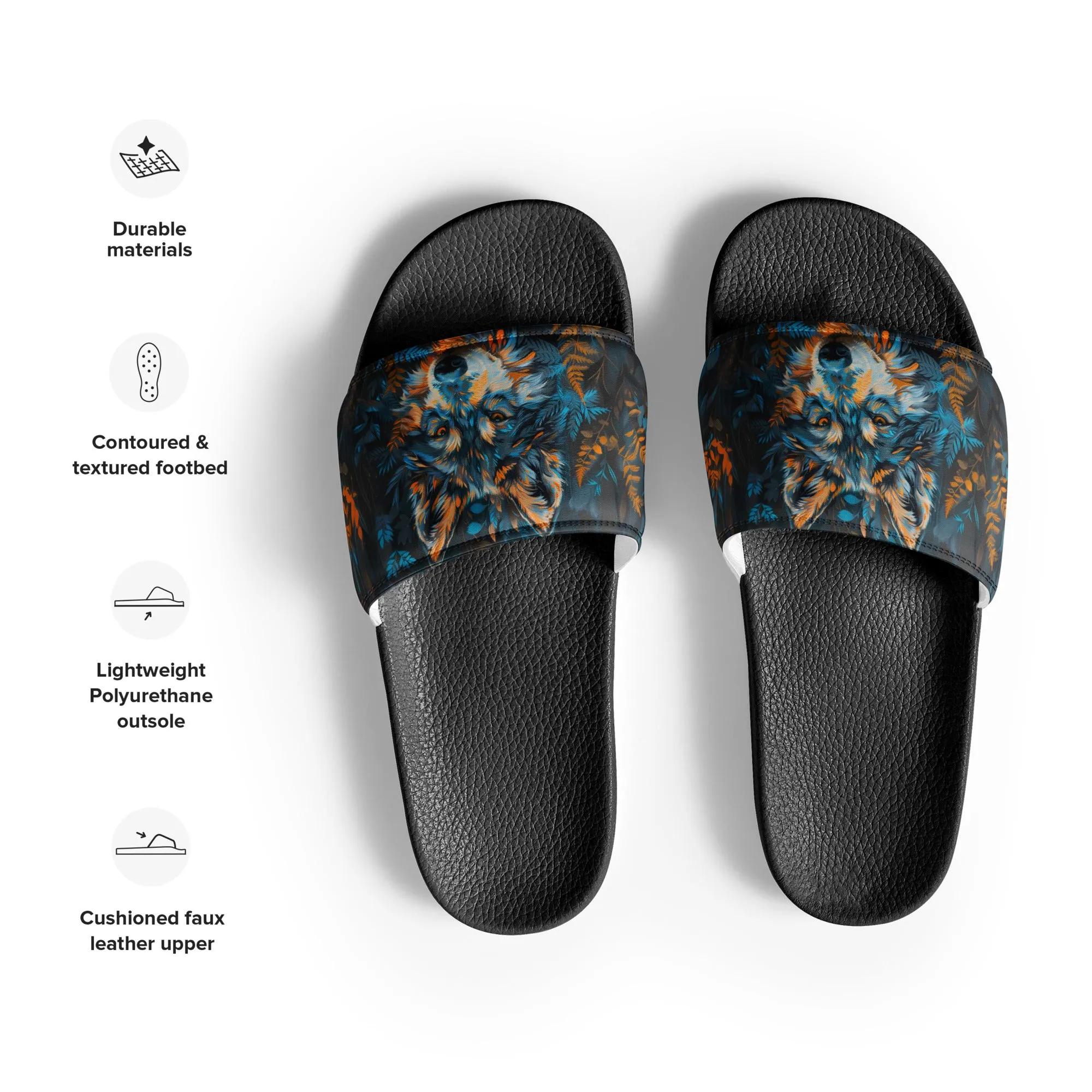 Wolf's Haven Women's slides