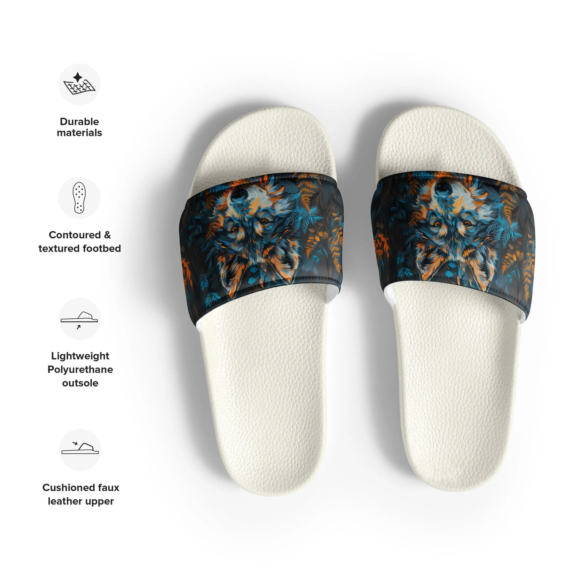 Wolf's Haven Women's slides